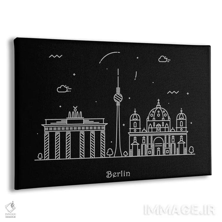 تابلو برلین اثر آیشه دنیز آکِرمان - نمای پرسپکتیو محصول