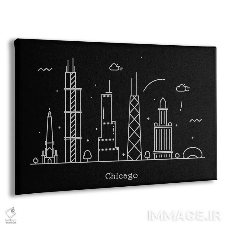 تابلو شیکاگو اثر آیشه دنیز آکِرمان - نمای پرسپکتیو محصول