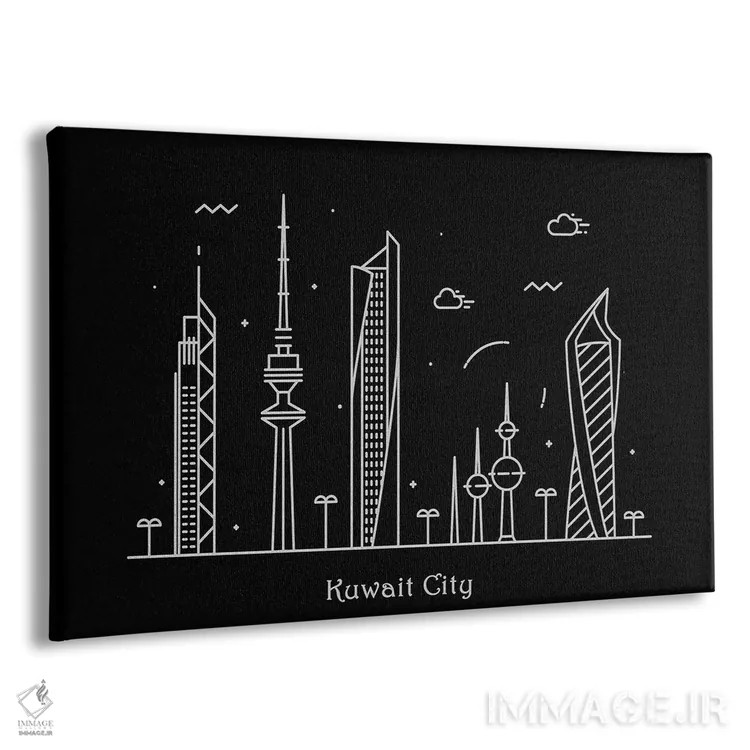 تابلو کویت (کشور) اثر آیشه دنیز آکِرمان - نمای پرسپکتیو محصول