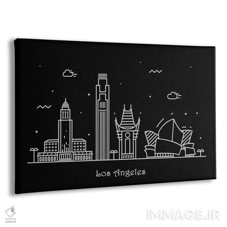 تابلو لس آنجلس اثر آیشه دنیز آکِرمان - نمای پرسپکتیو محصول
