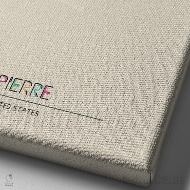 تابلو نقشهٔ پیر، داکوتای جنوبی اثر آیشه دنیز آکِرمان - نمای نزدیک بافت بوم