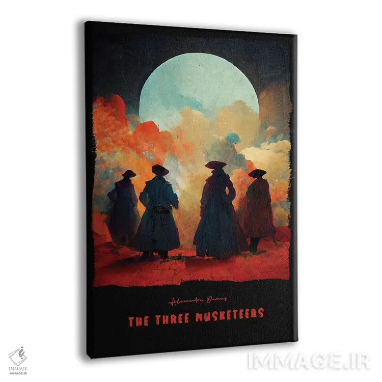 تابلو سه تفنگدار (رمان) اثر آیشه دنیز آکِرمان - نمای پرسپکتیو محصول