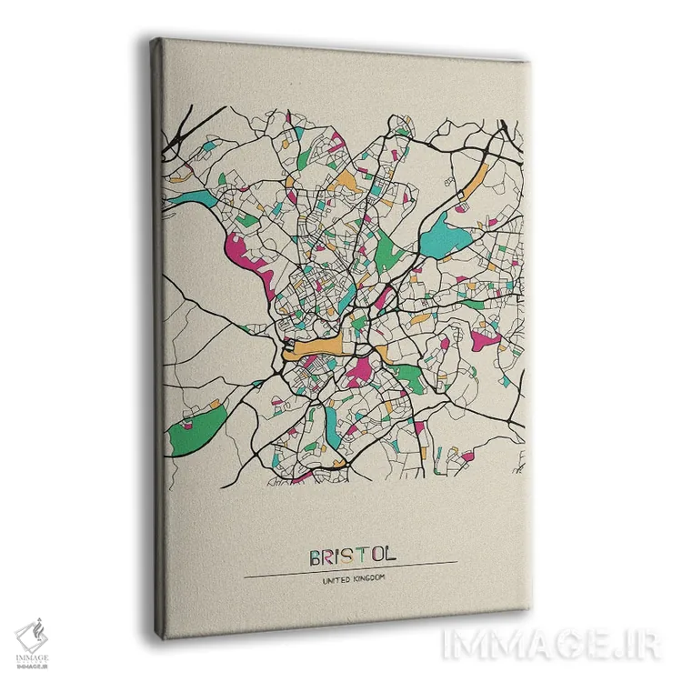 تابلو بریستول، بریتانیا اثر آیشه دنیز آکِرمان - نمای پرسپکتیو محصول