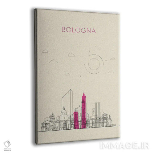 تابلو نمای شهری بولونیا، ایتالیا اثر آیشه دنیز آکِرمان - نمای پرسپکتیو محصول