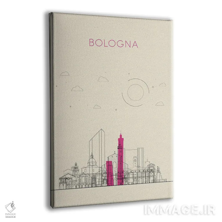 تابلو نمای شهری بولونیا، ایتالیا اثر آیشه دنیز آکِرمان - نمای پرسپکتیو محصول