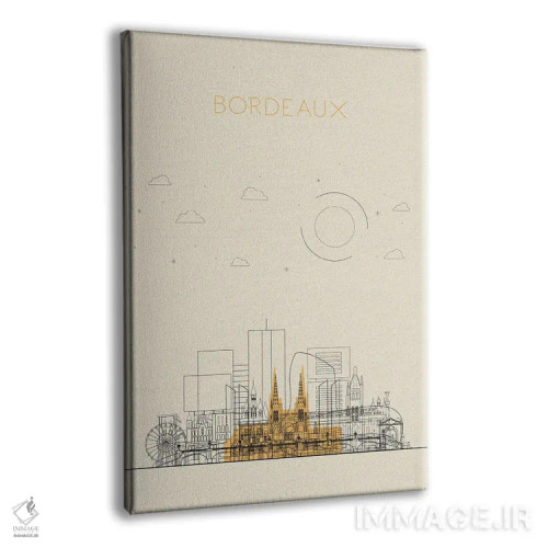 تابلو نمای شهری بوردو، فرانسه اثر آیشه دنیز آکِرمان - نمای پرسپکتیو محصول
