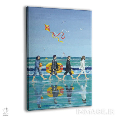 تابلو سفر تکروزه اثر پیتر آدرلی - نمای پرسپکتیو محصول