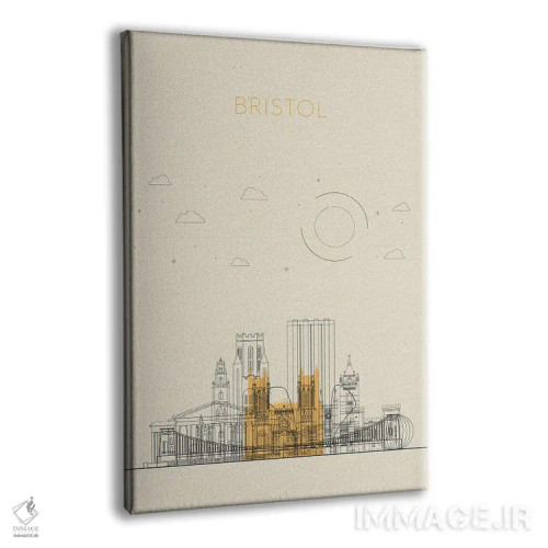تابلو نمای شهری بریستول، بریتانیا اثر آیشه دنیز آکِرمان - نمای پرسپکتیو محصول