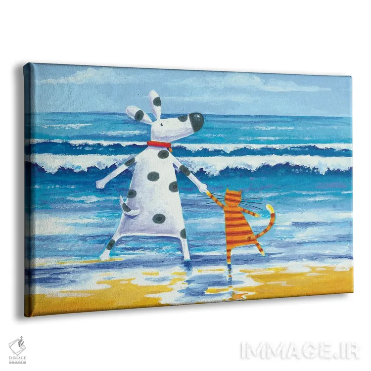تابلو دوک و سوییتپی: عشق قایقسواری اثر پیتر آدرلی - نمای پرسپکتیو محصول