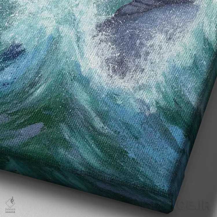 تابلو به کمک آمدن اثر پیتر آدرلی - نمای نزدیک بافت بوم