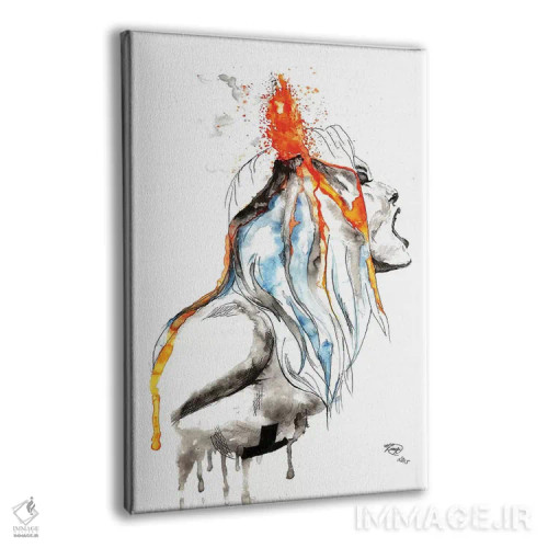 تابلو آتشفشان اثر اندآ دیزاین (دفتر طراحی) - نمای پرسپکتیو محصول