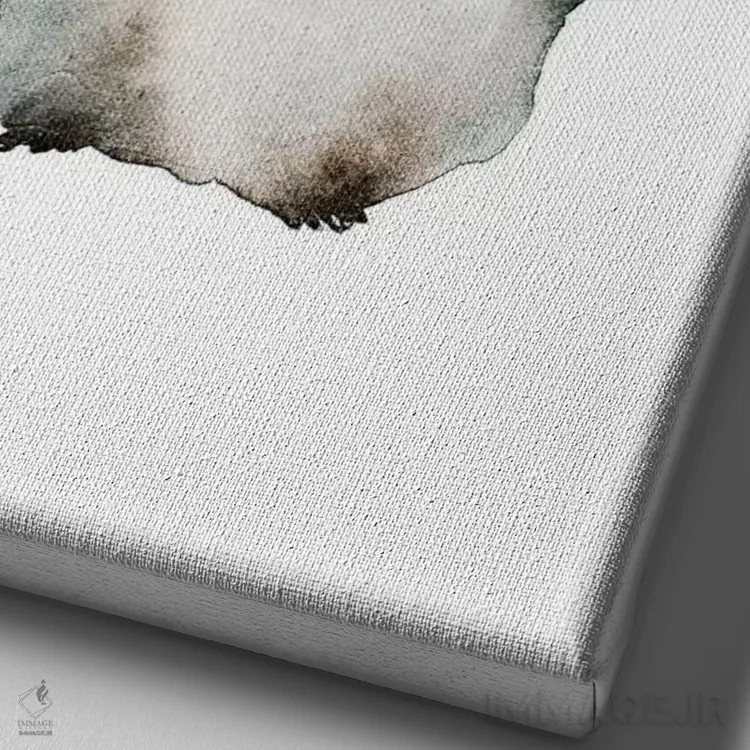 تابلو پنگوئن اثر اندآ دیزاین (دفتر طراحی) - نمای نزدیک بافت بوم