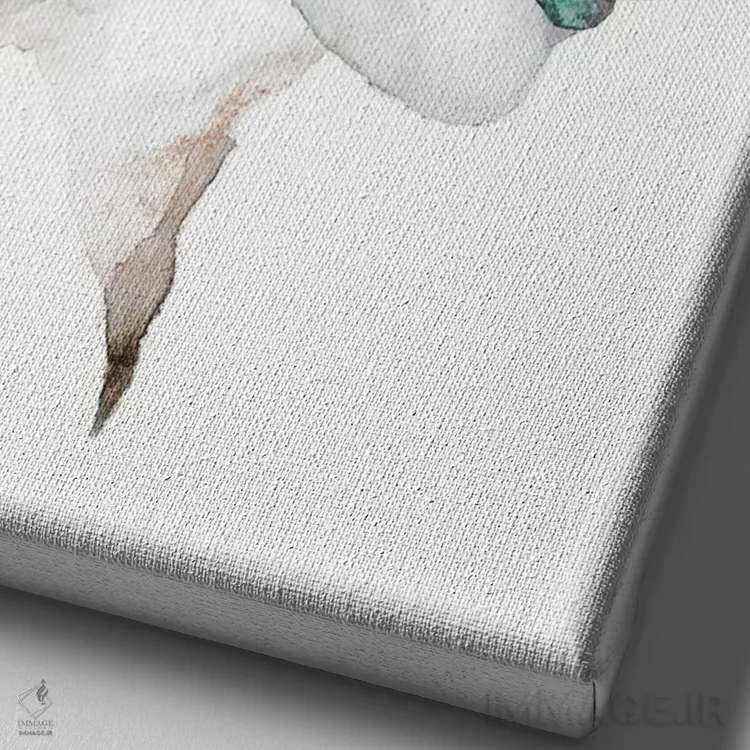 تابلو روح اثر اندآ دیزاین (دفتر طراحی) - نمای نزدیک بافت بوم