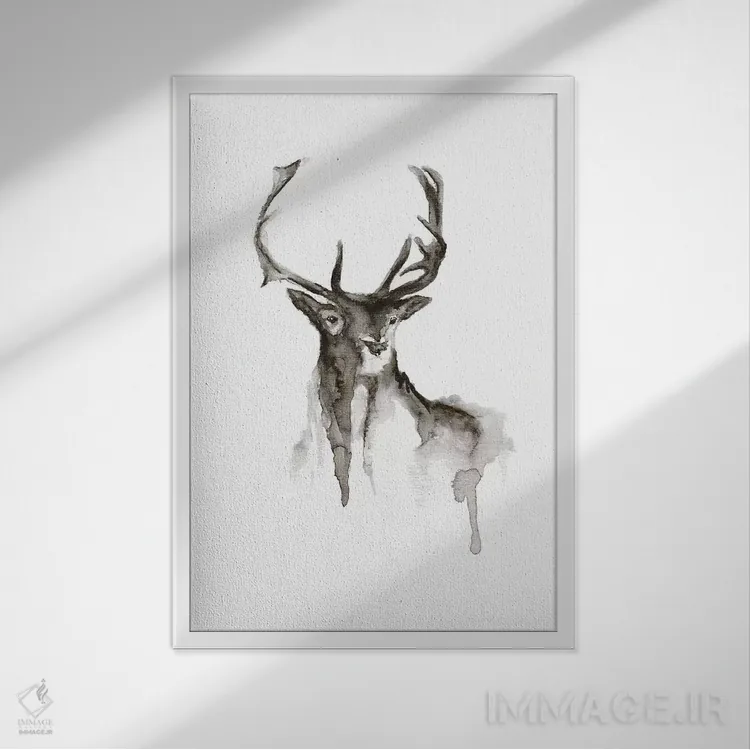 تابلو پاترونوس (طلسم محافظ؛ اصطلاح هری پاتری) اثر اندآ دیزاین (دفتر طراحی) - نمای قابدار سفید