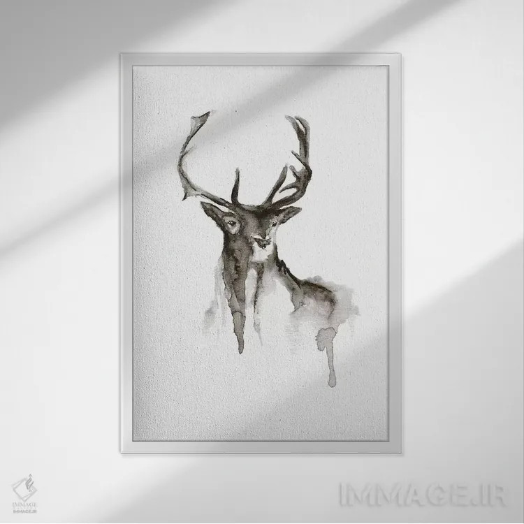 تابلو پاترونوس (طلسم محافظ؛ اصطلاح هری پاتری) اثر اندآ دیزاین (دفتر طراحی) - نمای قابدار سفید