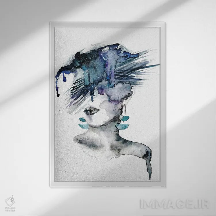 تابلو خود اثر اندآ دیزاین (دفتر طراحی) - نمای قابدار سفید