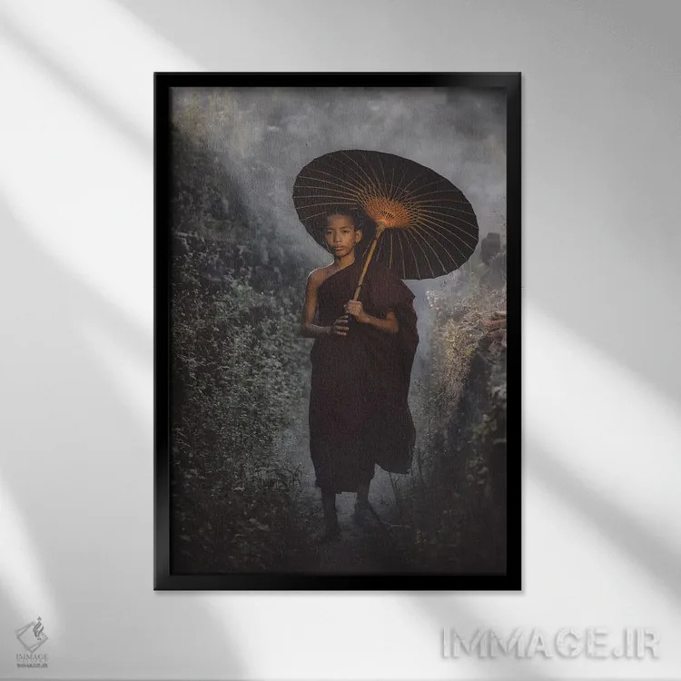 تابلو شماره ۱۱ اثر آدیرک ام - نمای قابدار مشکی