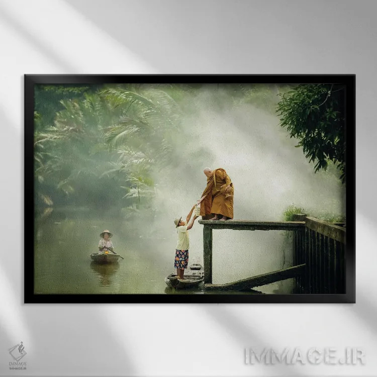 تابلو شماره ۳ اثر آدیرک ام - نمای قابدار مشکی