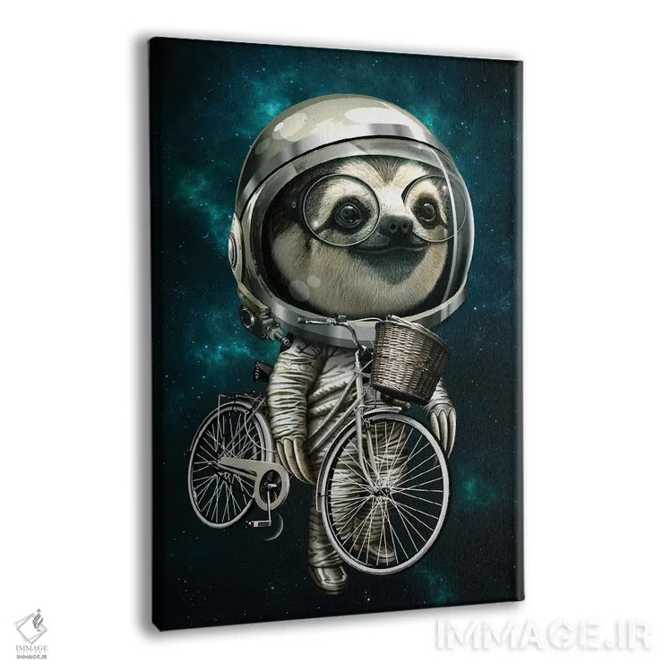 تابلو با دوچرخهام اثر آدام لاولس - نمای پرسپکتیو محصول