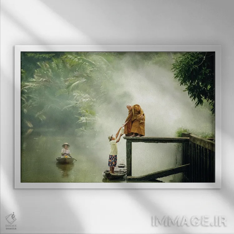 تابلو شماره ۳ اثر آدیرک ام - نمای قابدار سفید