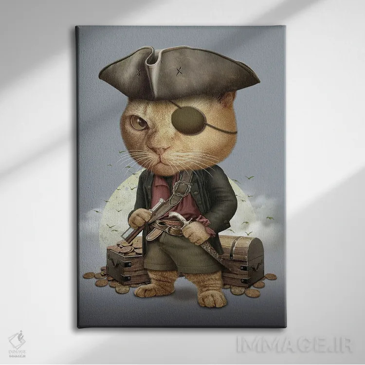 تابلو زانته (اسم خاص) اثر آدام لاولس - نمای روبهرو روی دیوار