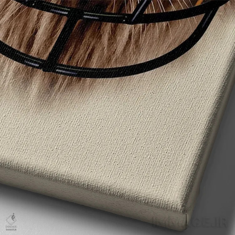 تابلو فوتبالیست شرور اثر آدام لاولس - نمای نزدیک بافت بوم