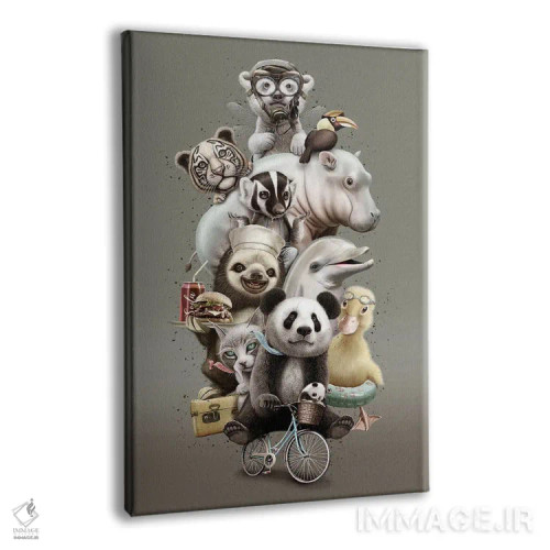 تابلو باغوحش اثر آدام لاولس - نمای پرسپکتیو محصول