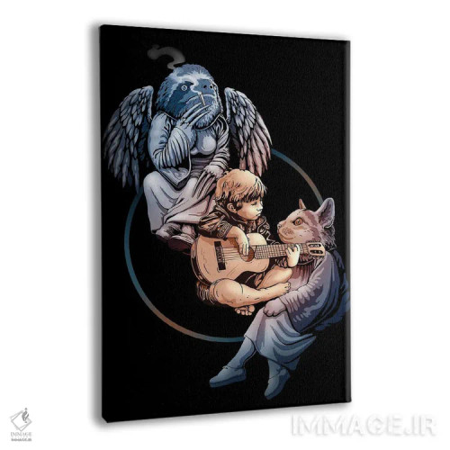 تابلو دوستان خیالی اثر آدام لاولس - نمای پرسپکتیو محصول