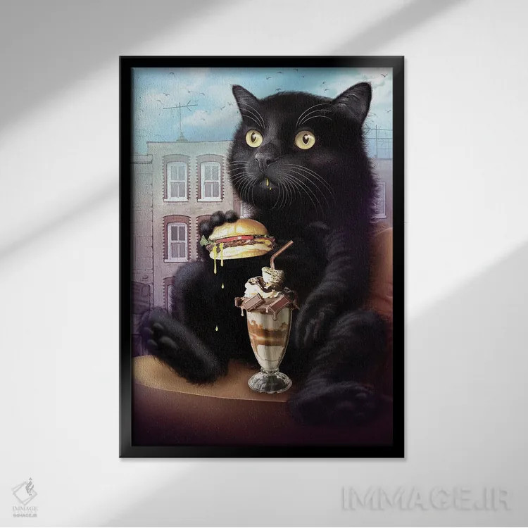 تابلو سزار (اسم) اثر آدام لاولس - نمای قابدار مشکی