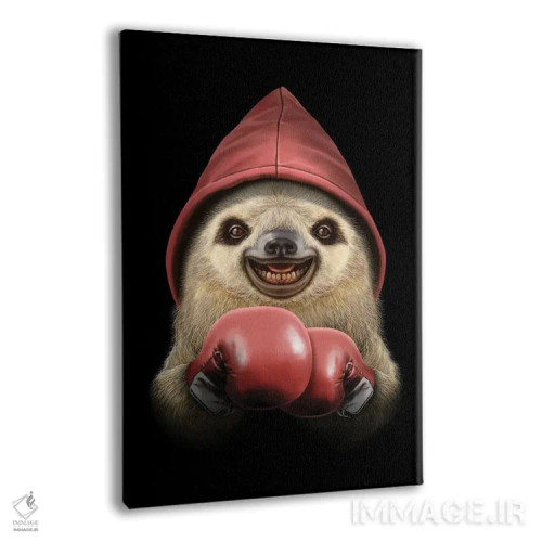 تابلو تنبل بوکسور اثر آدام لاولس - نمای پرسپکتیو محصول