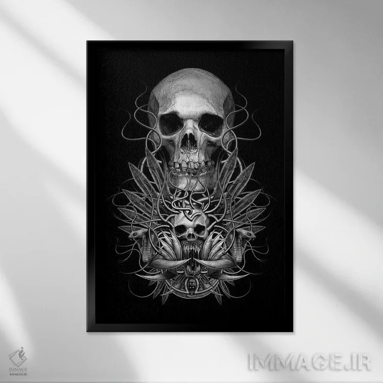 تابلو جانور اثر آدام لاولس - نمای قابدار مشکی