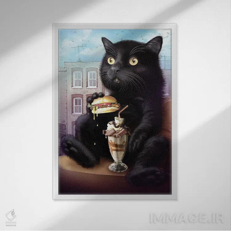 تابلو سزار (اسم) اثر آدام لاولس - نمای قابدار سفید