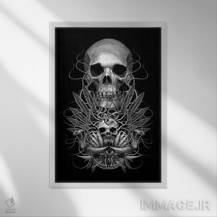 تابلو جانور اثر آدام لاولس - نمای قابدار سفید