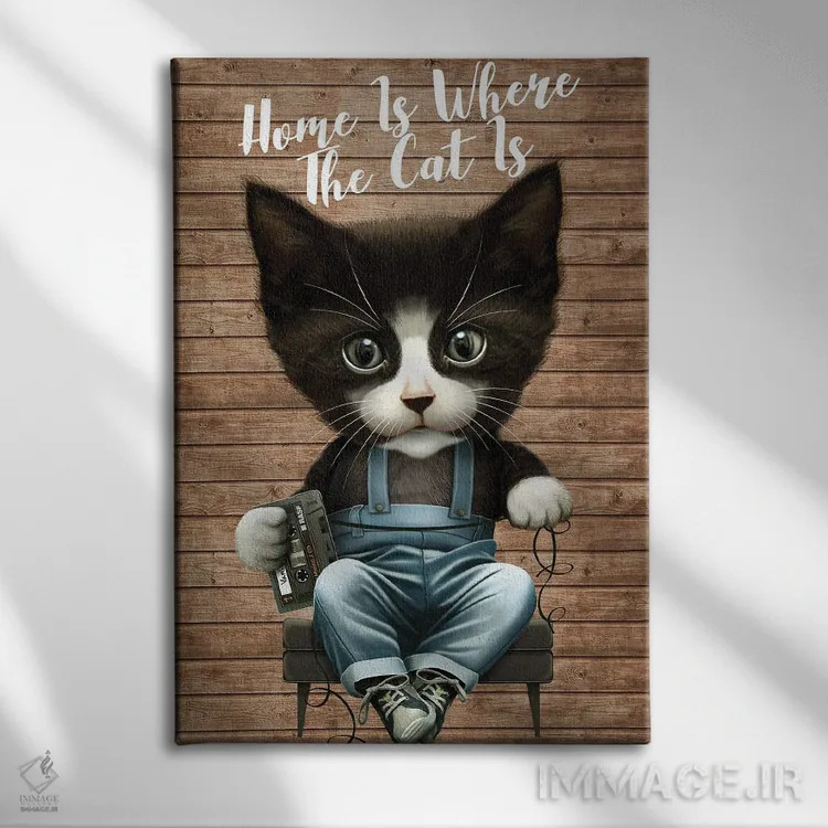 تابلو کاست اثر آدام لاولس - نمای روبهرو روی دیوار