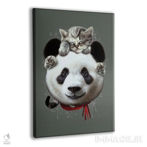 تابلو گربه روی پاند اثر آدام لاولس - نمای پرسپکتیو محصول