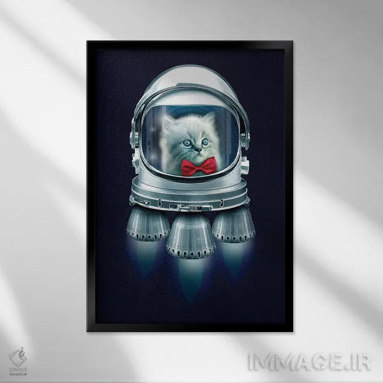 تابلو کازانووا (اسم معروف شخصیت) اثر آدام لاولس - نمای قابدار مشکی