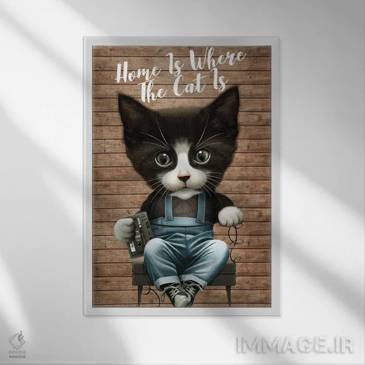 تابلو کاست اثر آدام لاولس - نمای قابدار سفید