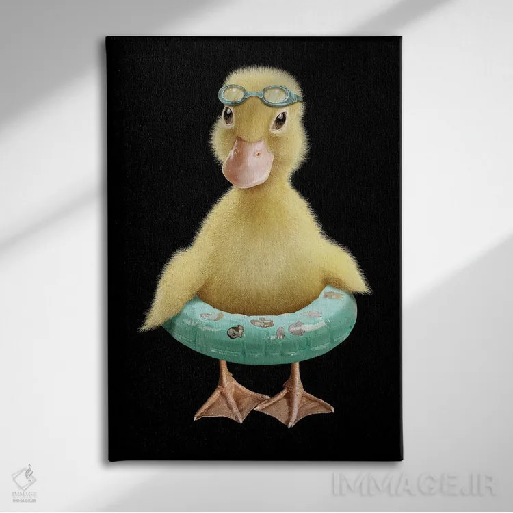 تابلو اردک اثر آدام لاولس - نمای روبهرو روی دیوار