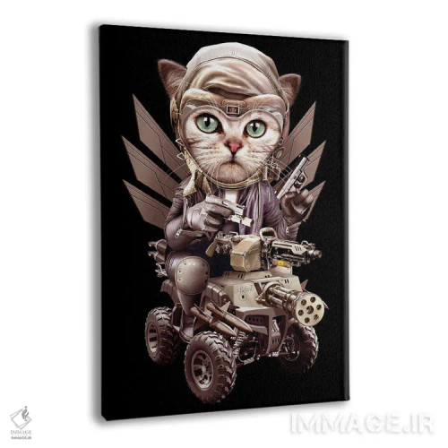 تابلو ارباب گربه اثر آدام لاولس - نمای پرسپکتیو محصول