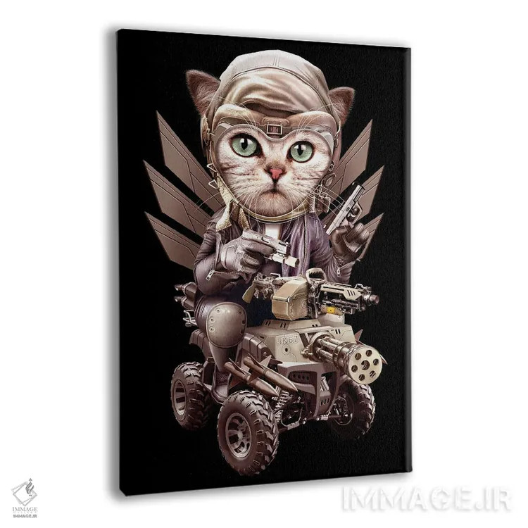 تابلو ارباب گربه اثر آدام لاولس - نمای پرسپکتیو محصول