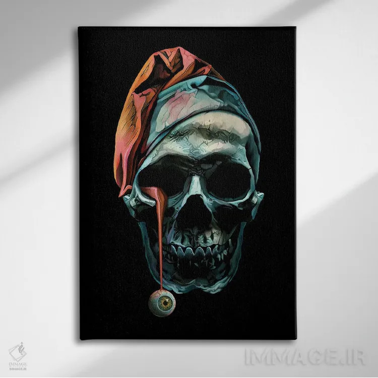 تابلو چشم (کره چشم) اثر آدام لاولس - نمای روبهرو روی دیوار