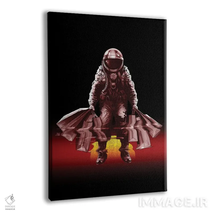 تابلو خریدار مریخی اثر آدام لاولس - نمای پرسپکتیو محصول