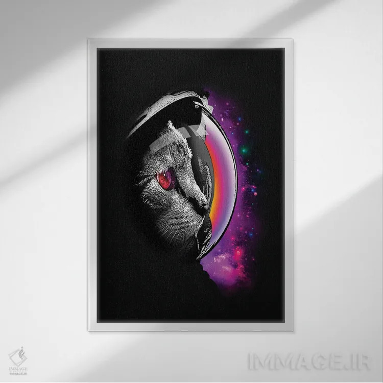 تابلو بینهایت اثر آدام لاولس - نمای قابدار سفید