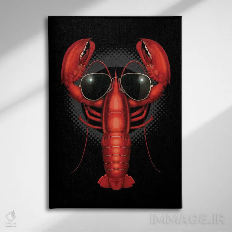 تابلو خرچنگ کول اثر آدام لاولس - نمای روبهرو روی دیوار