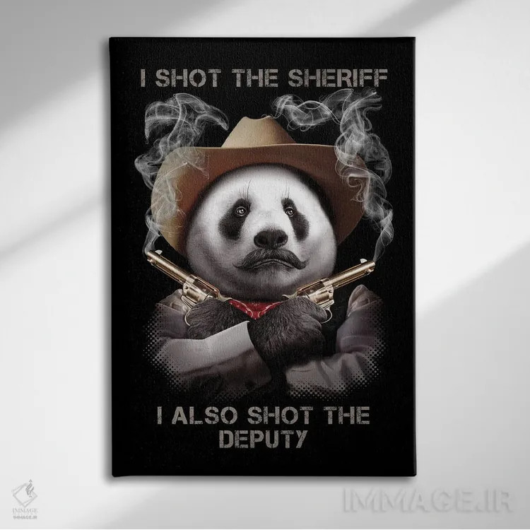 تابلو کلانتر اثر آدام لاولس - نمای روبهرو روی دیوار