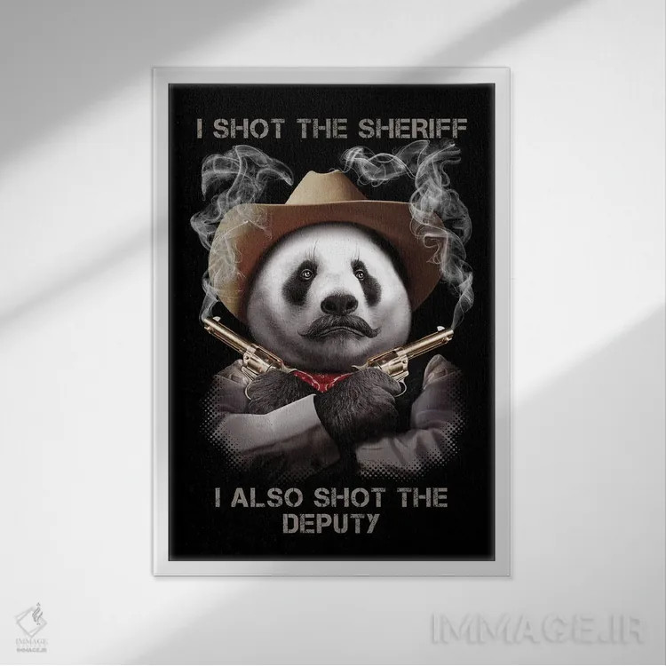 تابلو کلانتر اثر آدام لاولس - نمای قابدار سفید