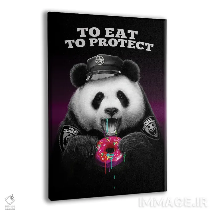 تابلو غذا خوردن برای محافظت اثر آدام لاولس - نمای پرسپکتیو محصول