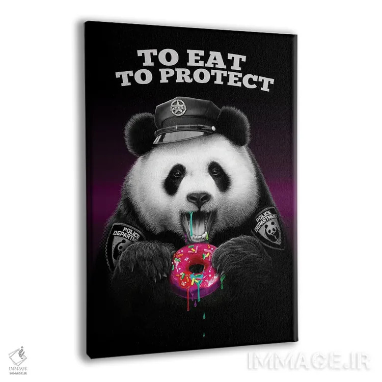 تابلو غذا خوردن برای محافظت اثر آدام لاولس - نمای پرسپکتیو محصول