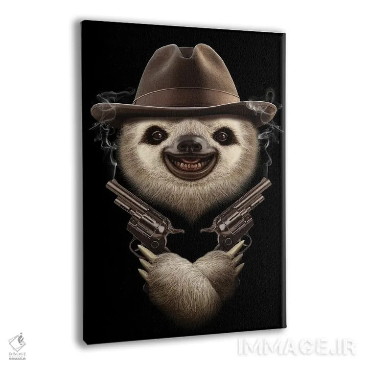 تابلو کُندروی مسلح (با تفنگ ضربدر) اثر آدام لاولس - نمای پرسپکتیو محصول