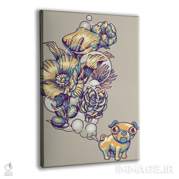 تابلو بوی بد (باد شکم) اثر آدام لاولس - نمای پرسپکتیو محصول